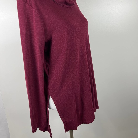 J. Jill 100% Pima Cotton Cowl Neck Tunic, Size Medium - Picture 3 of 5
